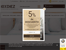 Tablet Screenshot of diezxdiez.es